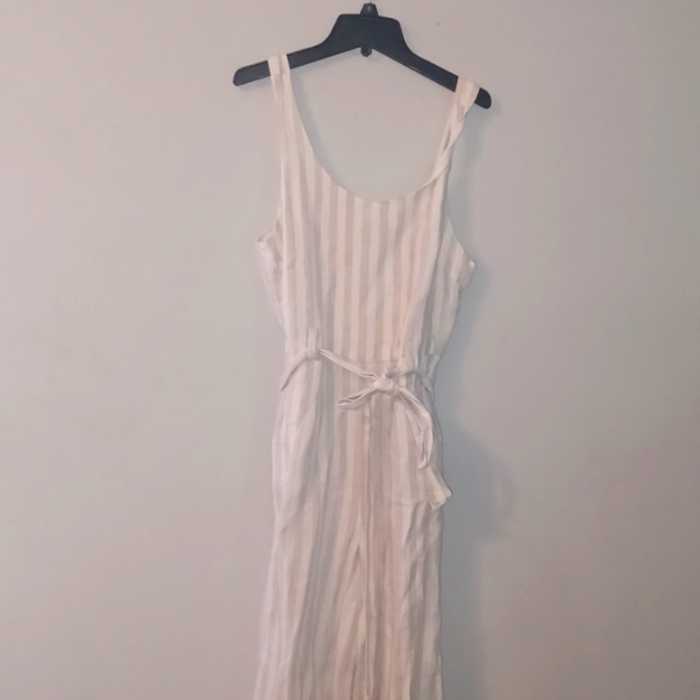 Rachel Zoe linen stripped jumper